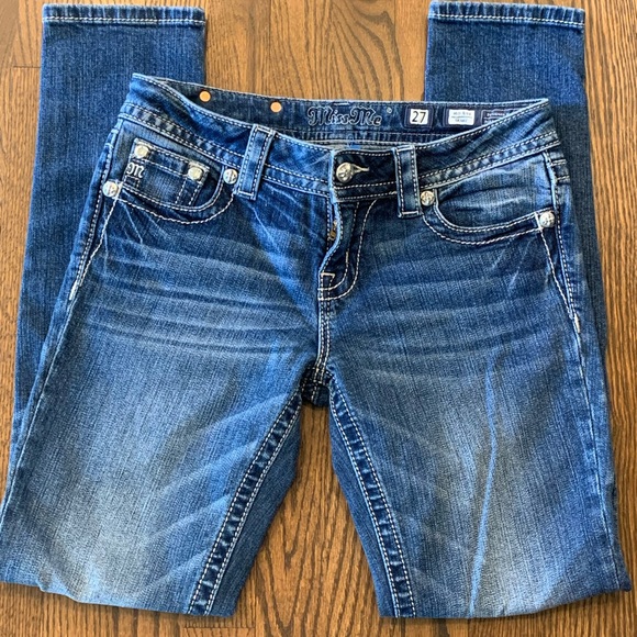 Mid rise skinny Miss Me jeans - Picture 2 of 4